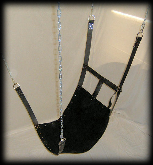 deluxe leather sex swing